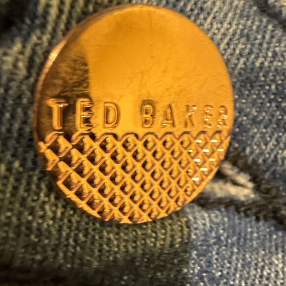 Ted Baker jeans Aaciee Mid Wash Raw Hem Skinny Jeans Size 32 women - Picture 4 of 13